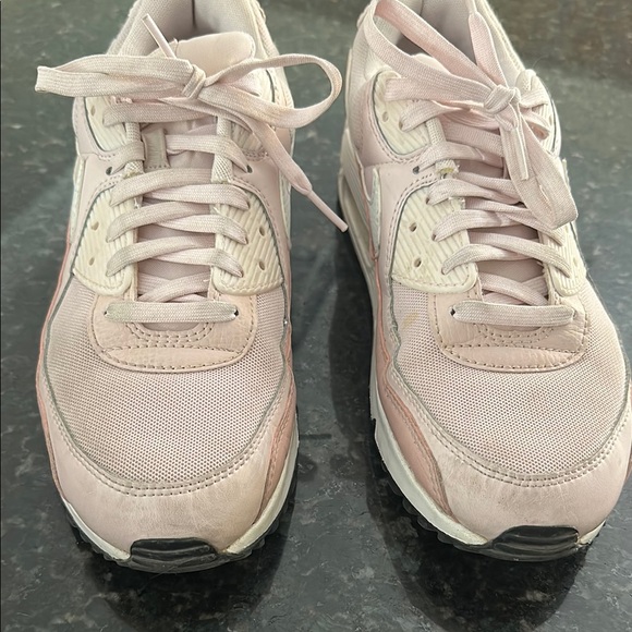 Women's Pink and White Sneakers Nike Air Max 11.5 - Picture 2 of 7